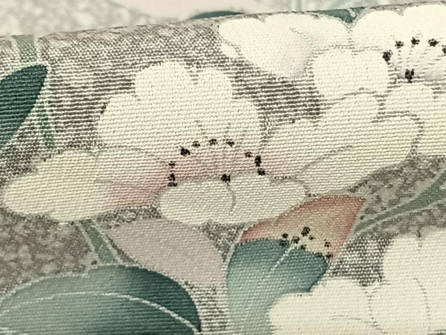 平和屋着物●訪問着 友禅 枝花文 暈し染め 正絹 逸品 AABF5432fy