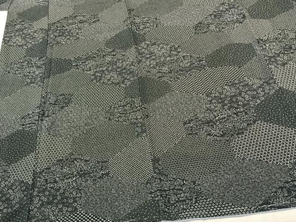 平和屋着物●上質な小紋 作家物 切嵌文 証紙付き 正絹 逸品 AABF5454fy