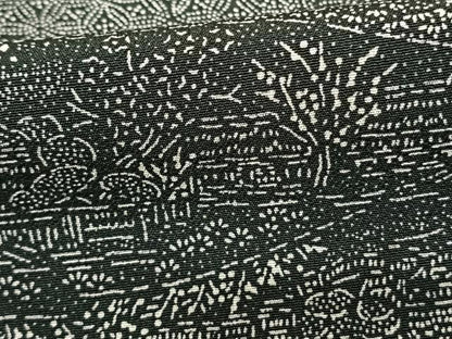 平和屋着物●上質な小紋 作家物 切嵌文 証紙付き 正絹 逸品 AABF5454fy
