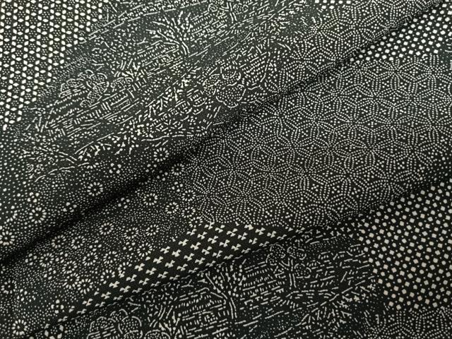 平和屋着物●上質な小紋 作家物 切嵌文 証紙付き 正絹 逸品 AABF5454fy