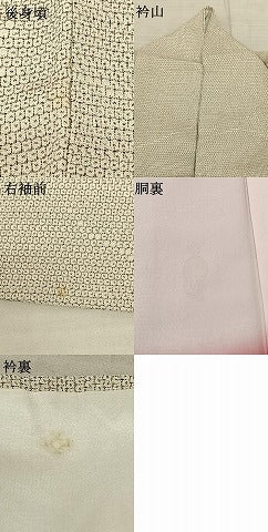 平和屋着物●本塩沢 110亀甲 流水文 証紙付き 正絹 逸品 AABF5458fy
