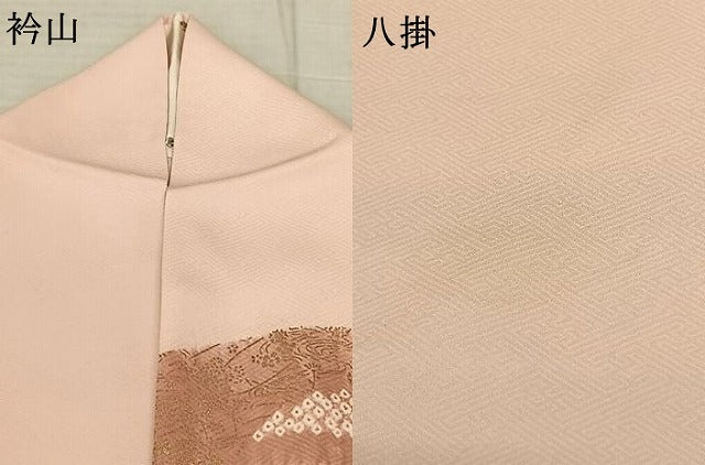 平和屋着物●訪問着 刺繍 流水花文 金彩 正絹 逸品 AABF5472fy