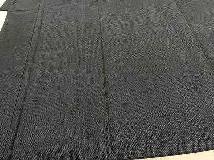 平和屋着物●男性 本場村山大島紬 アンサンブル 亀甲絣 正絹 逸品 AABF5495fy