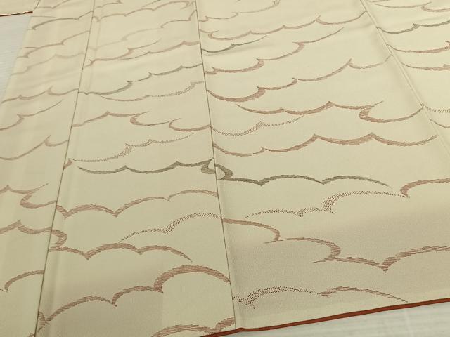 平和屋着物●洗える最高級着物 ＜英＞はなぶさ謹製 小紋 雲取り文 たとう紙付き 洗える着物 AABF5511fy
