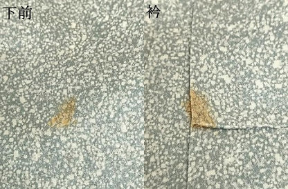平和屋着物●中西進 訪問着 草花文 銀彩 正絹 逸品 AABF5517fy