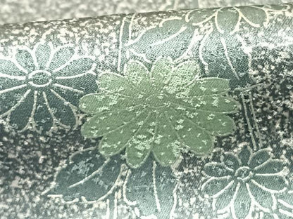 平和屋着物●中西進 訪問着 草花文 銀彩 正絹 逸品 AABF5517fy