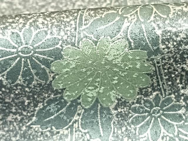 平和屋着物●中西進 訪問着 草花文 銀彩 正絹 逸品 AABF5517fy