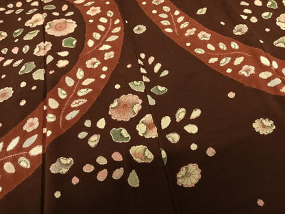 平和屋着物●訪問着 辻が花 正絹 逸品 AABF5521fy