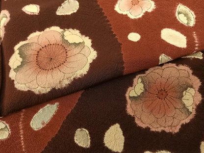 平和屋着物●訪問着 辻が花 正絹 逸品 AABF5521fy