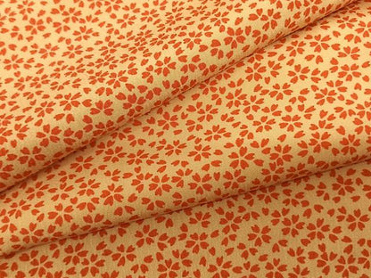 平和屋着物●長襦袢 袷 舞桜文 正絹 逸品 AABF5535fy