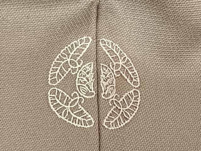 平和屋着物●訪問着 友禅 駒刺繍 色紙花文 金彩 正絹 逸品 AABF5541fy