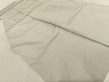 平和屋着物●男性　馬乗り袴　灰黄緑色　正絹　逸品　AABF5548fy