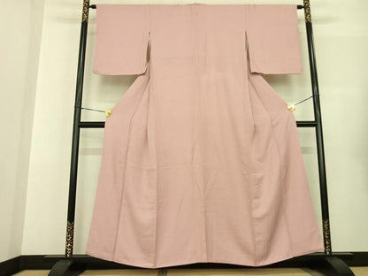 平和屋着物●上質な色無地 虹色 正絹 逸品 AABF5549fy