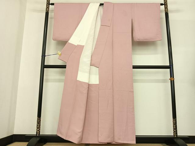 平和屋着物●上質な色無地 虹色 正絹 逸品 AABF5549fy