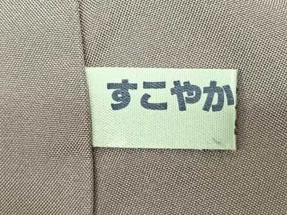平和屋着物●お召 よろけ縞 正絹 逸品 未使用 AABF5553fy