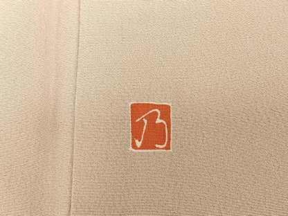平和屋着物●加賀友禅 作家物 色留袖 地紙花文 暈し染め 浜ちりめん 証紙付き 正絹 逸品 AABF5557fy