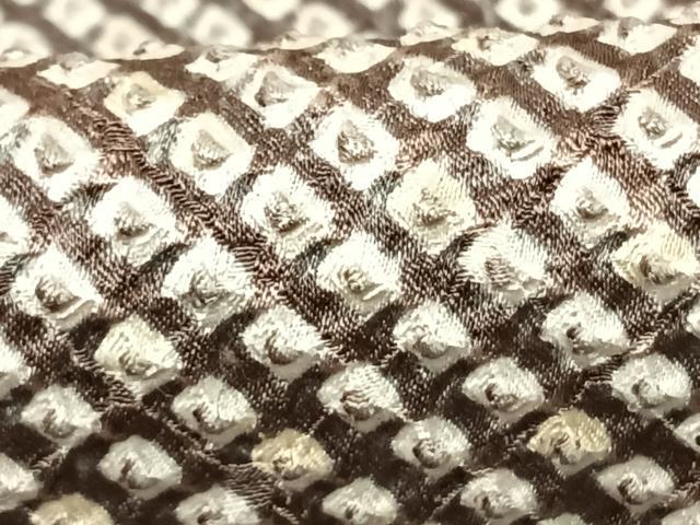平和屋着物▽上質な小紋 単衣 総絞り 正絹 逸品 AABF5586fy
