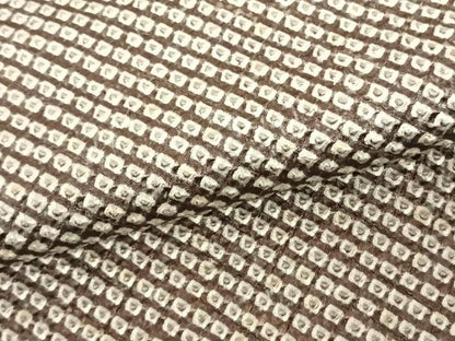 平和屋着物▽上質な小紋 単衣 総絞り 正絹 逸品 AABF5586fy