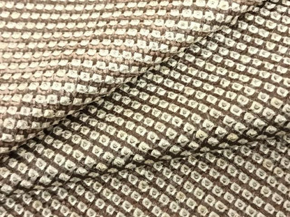 平和屋着物▽上質な小紋 単衣 総絞り 正絹 逸品 AABF5586fy