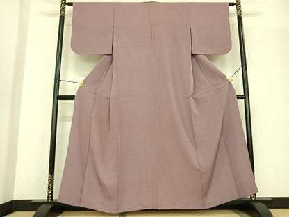 平和屋着物▽上質な小紋 単衣 鮫小紋柄 正絹 逸品 AABF5593fy