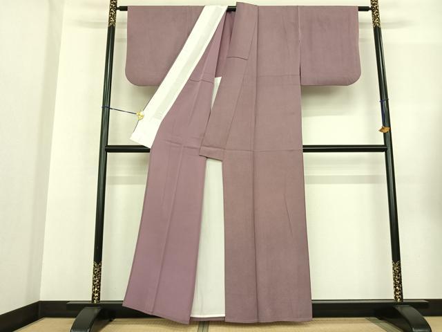 平和屋着物▽上質な小紋 単衣 鮫小紋柄 正絹 逸品 AABF5593fy