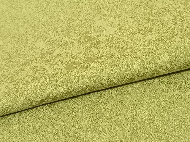 平和屋着物▽上質な色無地 単衣 抹茶色 正絹 逸品 AABF5594fy