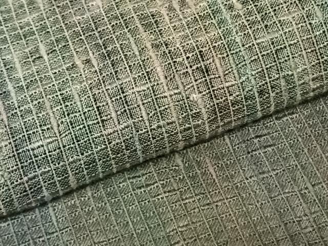 平和屋着物▽染色家 岩浅公展 道行コート スリーシーズン 春夏秋 塵除け 霞文 ロング丈 正絹 逸品 AABF5618fy