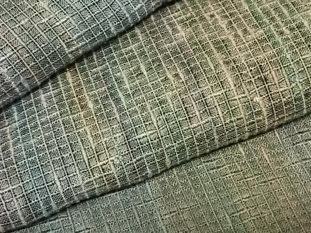 平和屋着物▽染色家 岩浅公展 道行コート スリーシーズン 春夏秋 塵除け 霞文 ロング丈 正絹 逸品 AABF5618fy