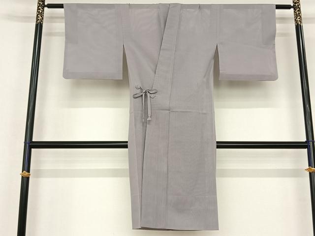 平和屋着物▽道中着 スリーシーズン 春夏秋 塵除け 縞 ロング丈 正絹 逸品 AABF5620fy