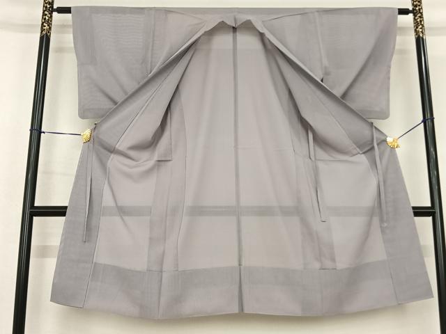 平和屋着物▽道中着 スリーシーズン 春夏秋 塵除け 縞 ロング丈 正絹 逸品 AABF5620fy