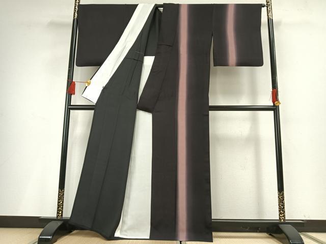 平和屋着物▽訪問着 単衣 間道 暈し染め 正絹 逸品 AABF5625fy