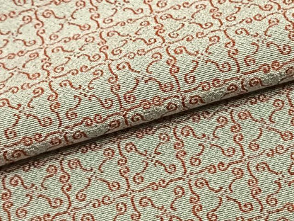 平和屋着物▽上質な小紋　単衣　幾何学文様　やまと金ラベル　正絹　逸品　AABF5647fy