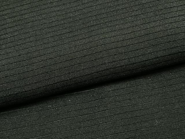 平和屋着物▽男性　長羽織　黒紋付　正絹　逸品　AABF5666fy