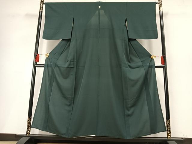 平和屋着物＊夏物 色無地 絽 虫襖色 正絹 逸品 AABF5678fy