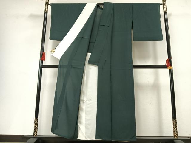 平和屋着物＊夏物 色無地 絽 虫襖色 正絹 逸品 AABF5678fy