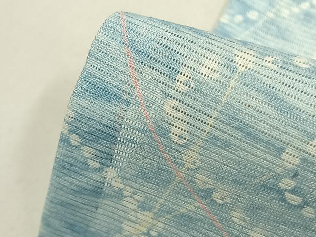 平和屋着物＊夏物 小紋 絽 流水勝虫文 洗える着物 AABF5683fy