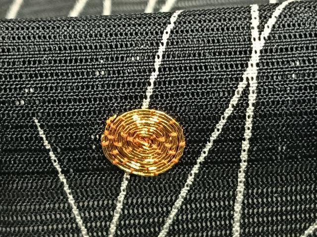 平和屋着物＊夏物 訪問着 絽 駒刺繍 草葉文 正絹 逸品 AABF5692fy
