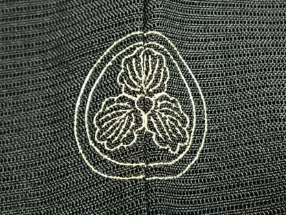 平和屋着物＊夏物 訪問着 絽 駒刺繍 草葉文 正絹 逸品 AABF5692fy