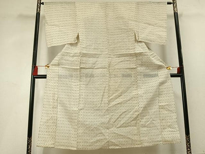 平和屋着物＊夏物 男性 沖縄県無形文化財指定 本場八重山上布 井桁絣 麻 逸品 AABF5694fy