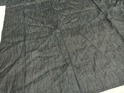 平和屋着物＊夏物 重要無形文化財 本場宮古上布 よろけ縞 苧麻 逸品 AABF5697fy