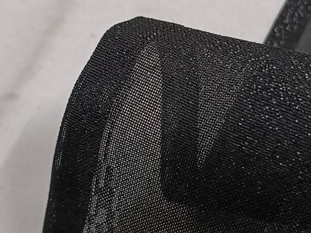 平和屋着物＊夏物 小紋 紗 草花文 黒地 銀通し地 正絹 逸品 AABF5701fy