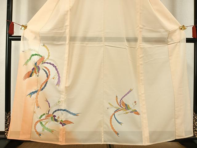 平和屋着物＊夏物 訪問着 絽 飛鳥文 暈し染め 洗える着物 AABF5707fy