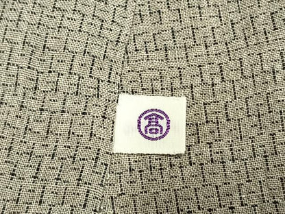 平和屋着物＊夏物 小千谷ちぢみ 100亀甲 総詰め 麻 逸品 AABF5713fy