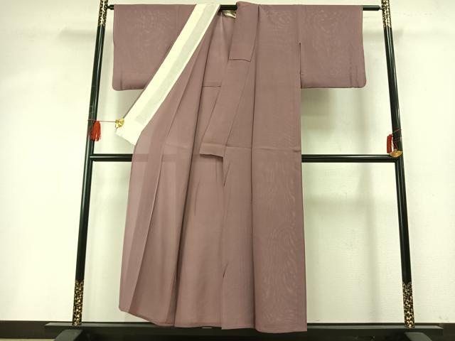 平和屋着物＊夏物 色無地 絽 浅紫色 正絹 逸品 AABF5715fy