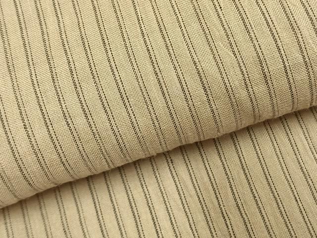 平和屋着物＊夏物 男性 小千谷ちぢみ 縞 反端付き 麻 逸品 未使用 AABF5716fy