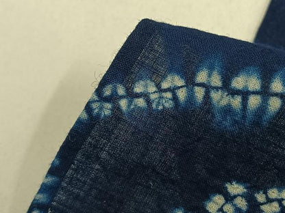平和屋着物∴夏物 浴衣 有松鳴海絞り 渦巻き文 綿 逸品 AABF5725fy