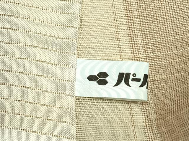 平和屋着物＊夏物　紗紬　井桁間道　正絹　逸品　AABF5730fy
