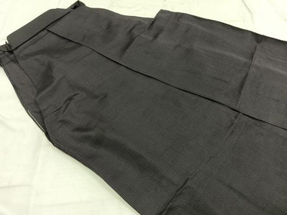 平和屋着物＊夏物 男性 馬乗り袴 紗 縞 正絹 逸品 AABF5732fy
