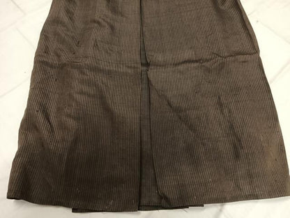 平和屋着物＊夏物 男性 行灯袴 紬地 紗 縞 正絹 逸品 AABF5733fy