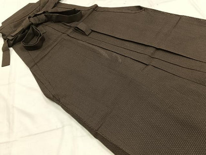 平和屋着物＊夏物 男性 馬乗り袴 紗 幾何学文様 正絹 逸品 AABF5734fy
